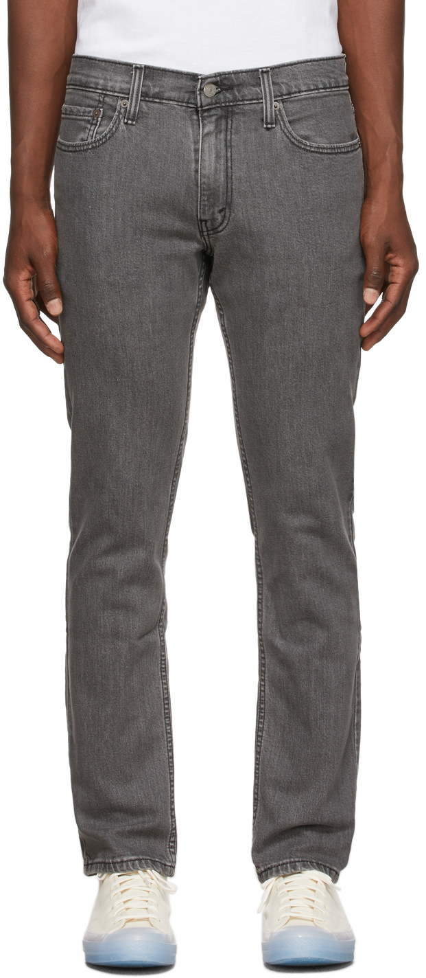 Grey 511 Slim Fit Jeans by Levi's on Sale