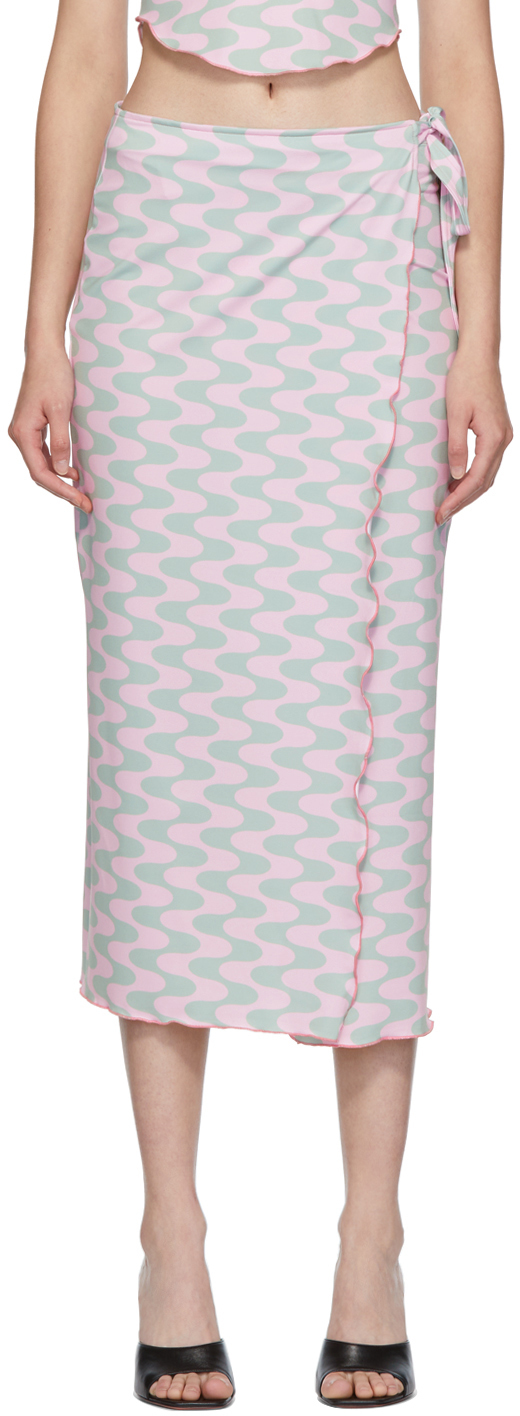 FENSI SSENSE Exclusive Wave Wrap Skirt