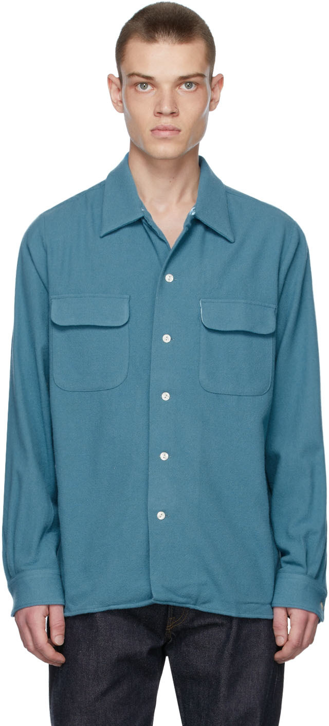Levi's Vintage Clothing Blue Styled By Levi's Wool Shirt