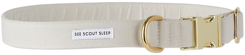 See Scout Sleep Grey Extra Large The Scot Edition Standard Dog Collar In Clay