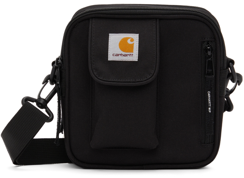 Black Small Essentials Shoulder Bag by Carhartt Work In Progress on Sale