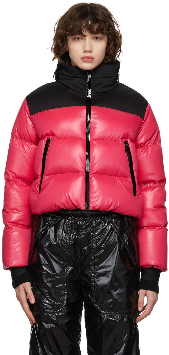 cropped moncler coat