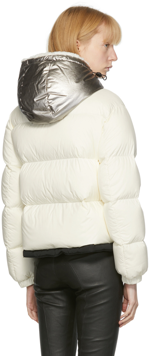 Moncler Off-White Down Bufonie Puffer Jacket | Smart Closet