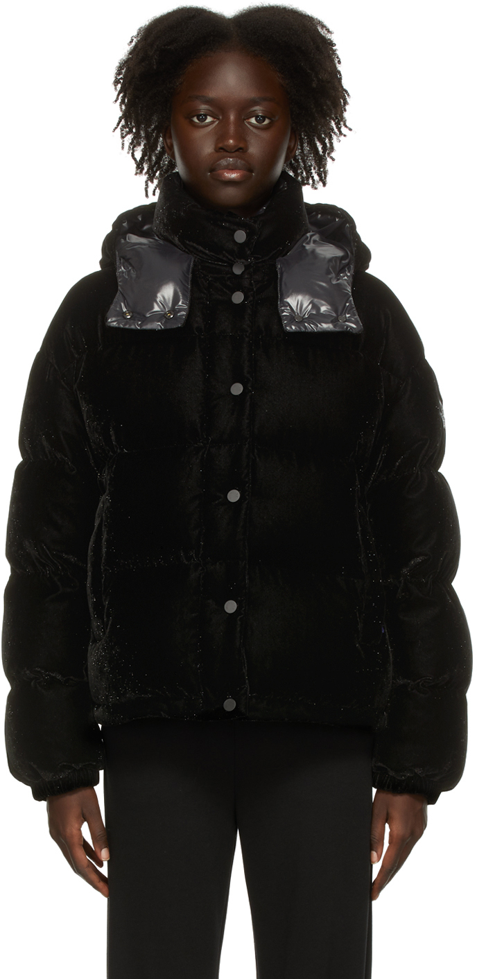 moncler velvet down jacket