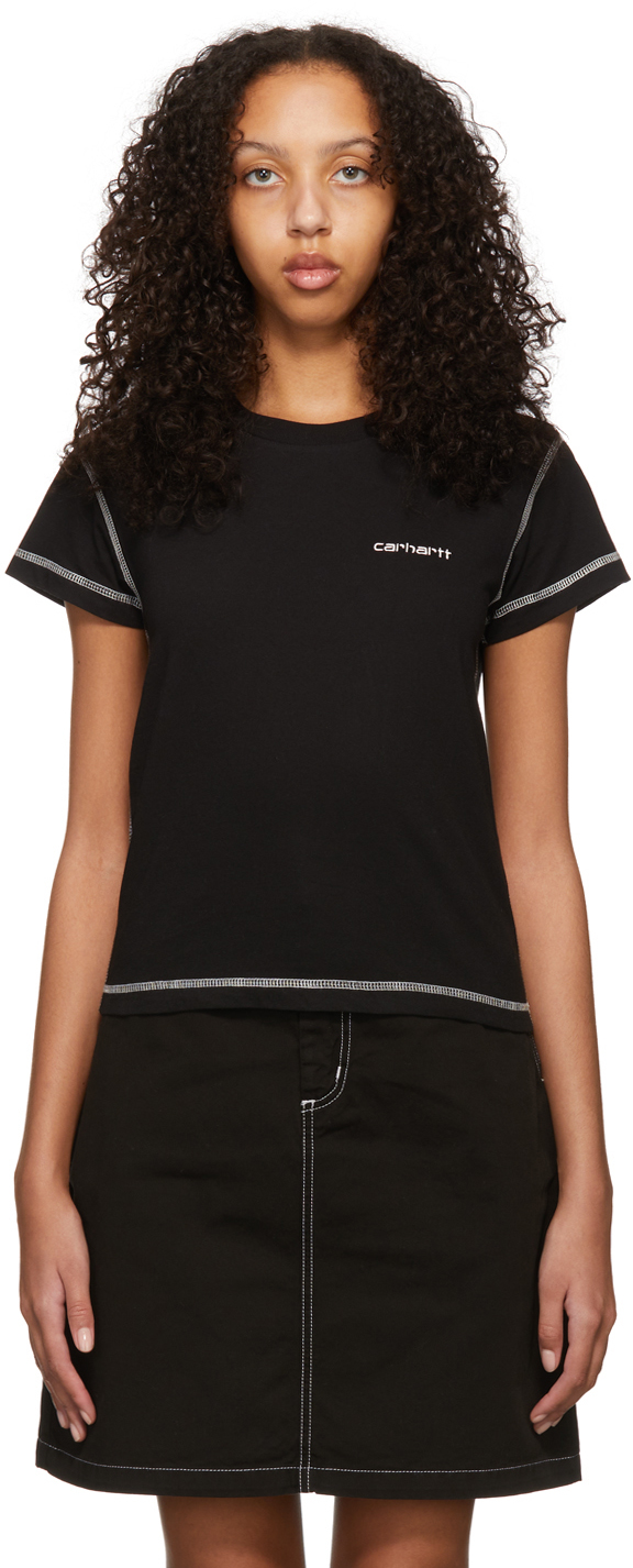 Bageri Synes indlysende Black Albany T-Shirt by Carhartt Work In Progress on Sale