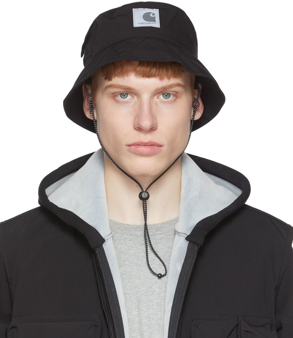 Carhartt Black Kilda Bucket Hat In 89xx 