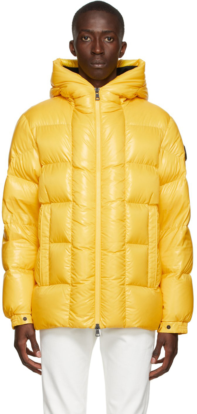 Moncler deals yellow jacket