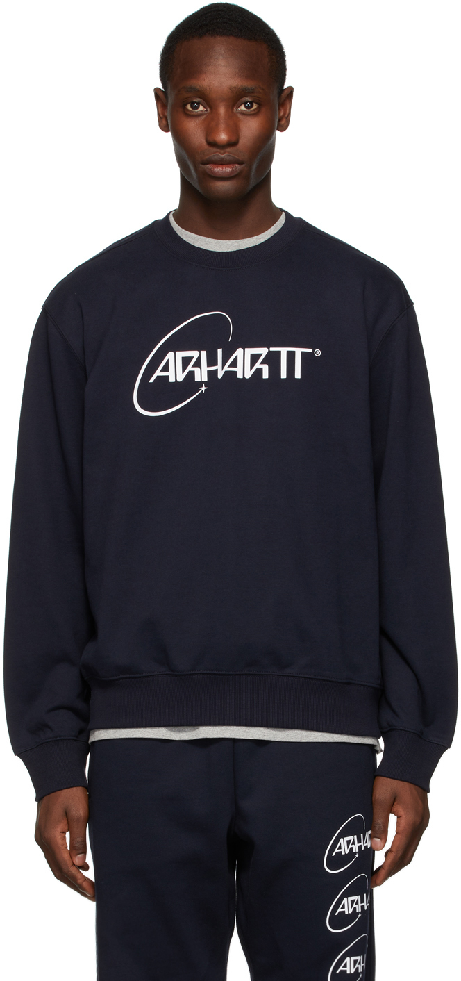 Carhartt Work In Progress Navy Orbit Sweatshirt