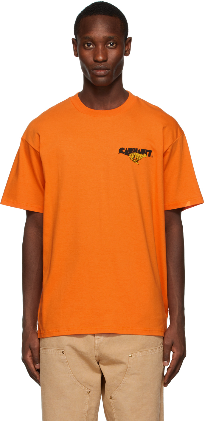 Carhartt Work In Progress Orange Runner T-Shirt