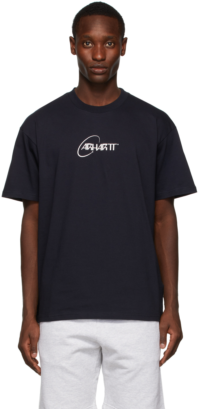 Carhartt Work In Progress Navy Orbit T-Shirt