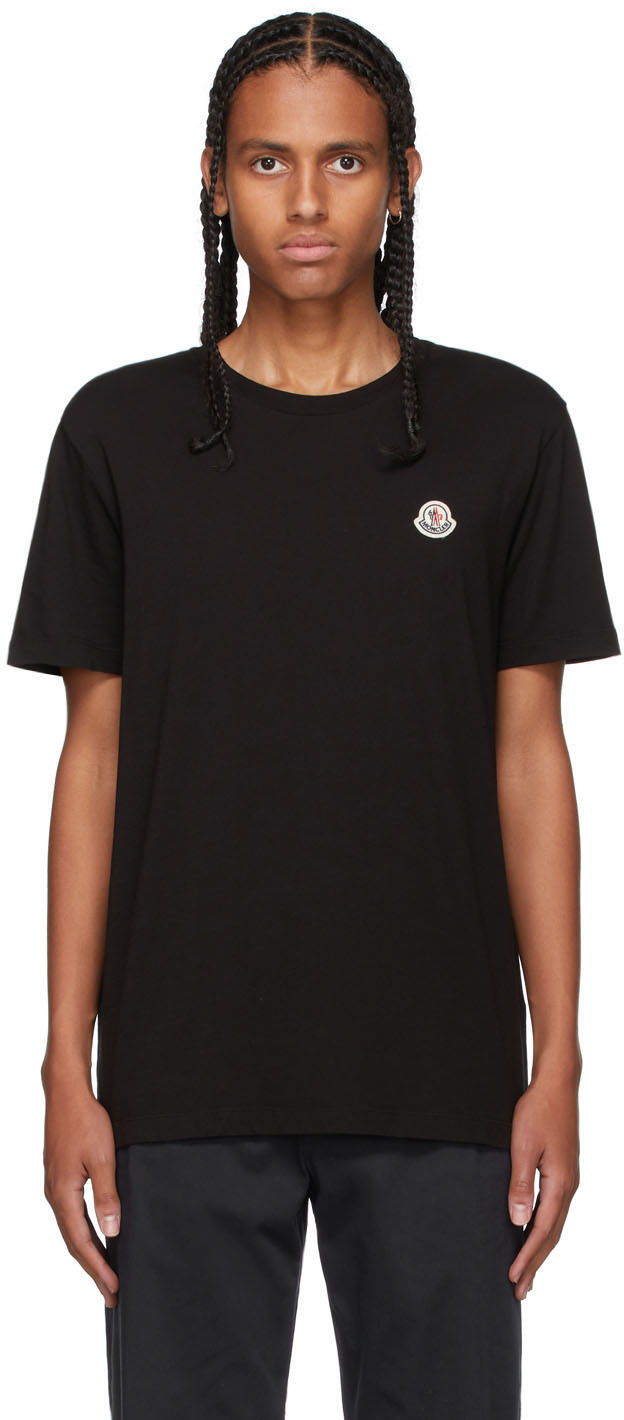 Moncler Three-Pack Multicolor Logo T-Shirt