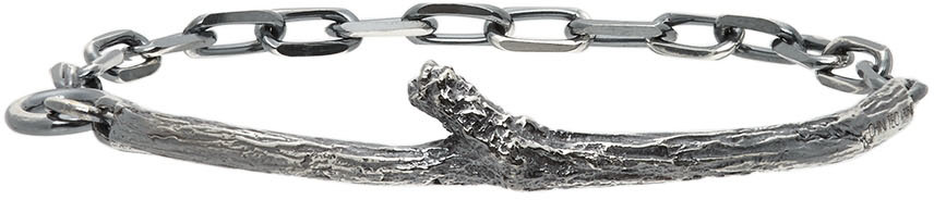 Chin Teo Gunmetal Branch Bracelet