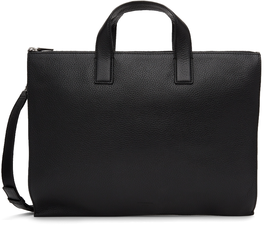 Tiger of Sweden: Black Baire Messenger Bag | SSENSE UK