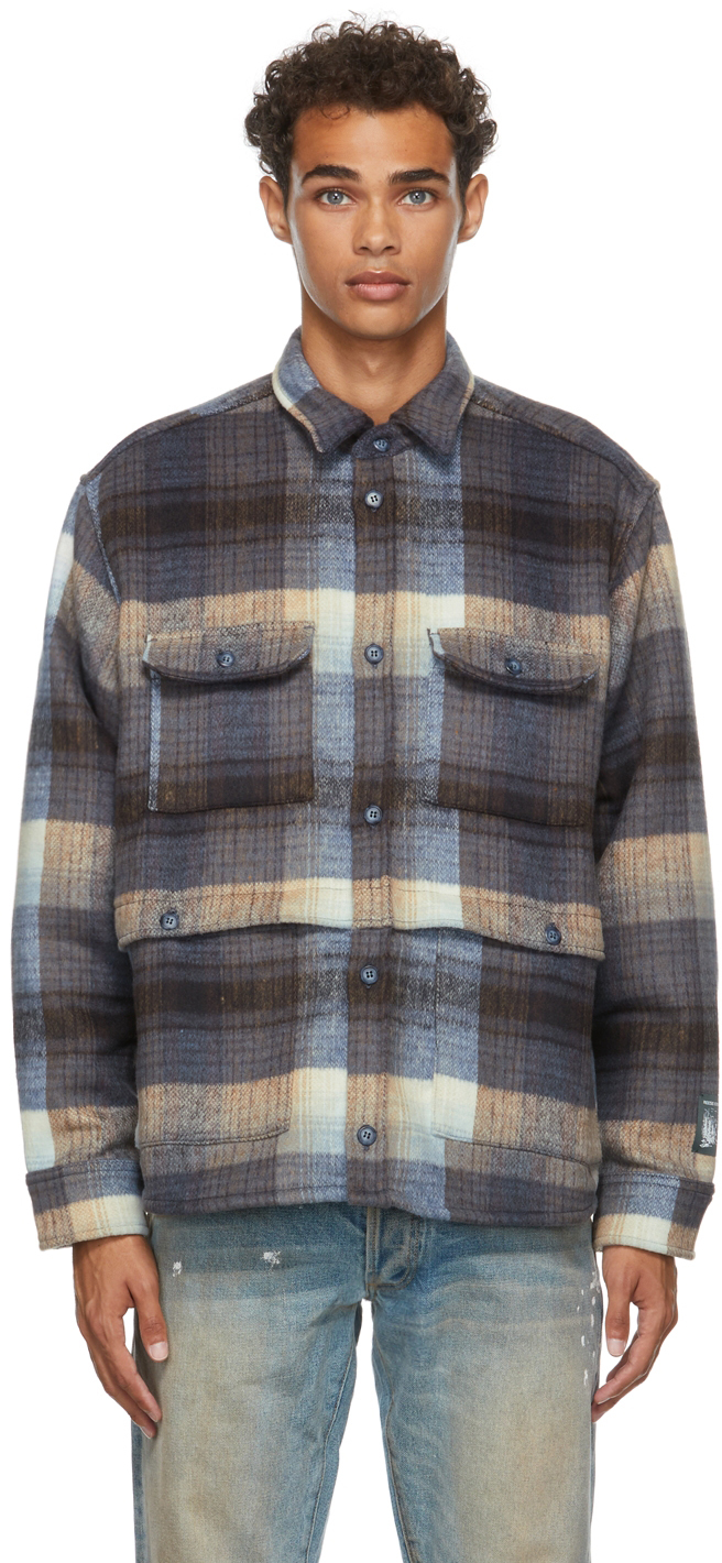 Reese Cooper Brushed Wool Flannel Button-Down Shirt | Smart Closet