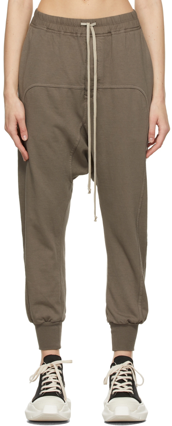 Rick Owens Drkshdw Black Prisoner Drawstring Lounge Pants