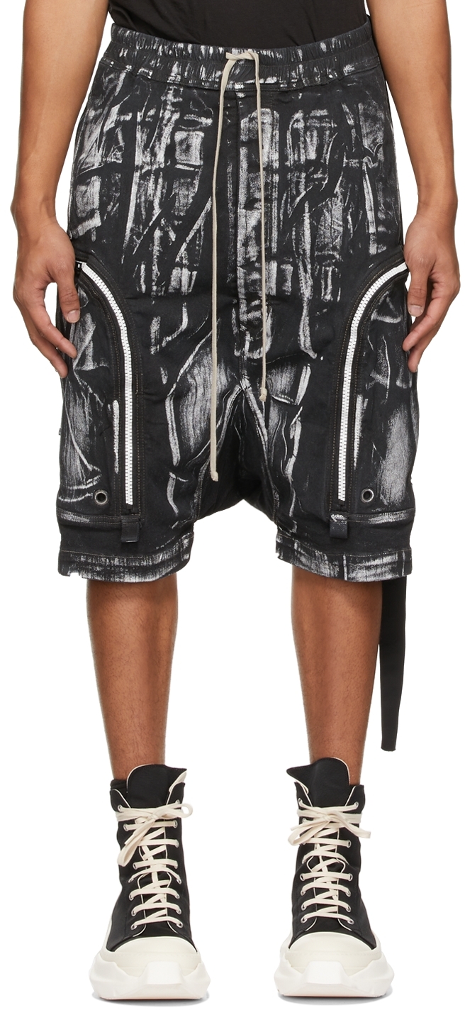 Black & White Bauhaus Pods Shorts