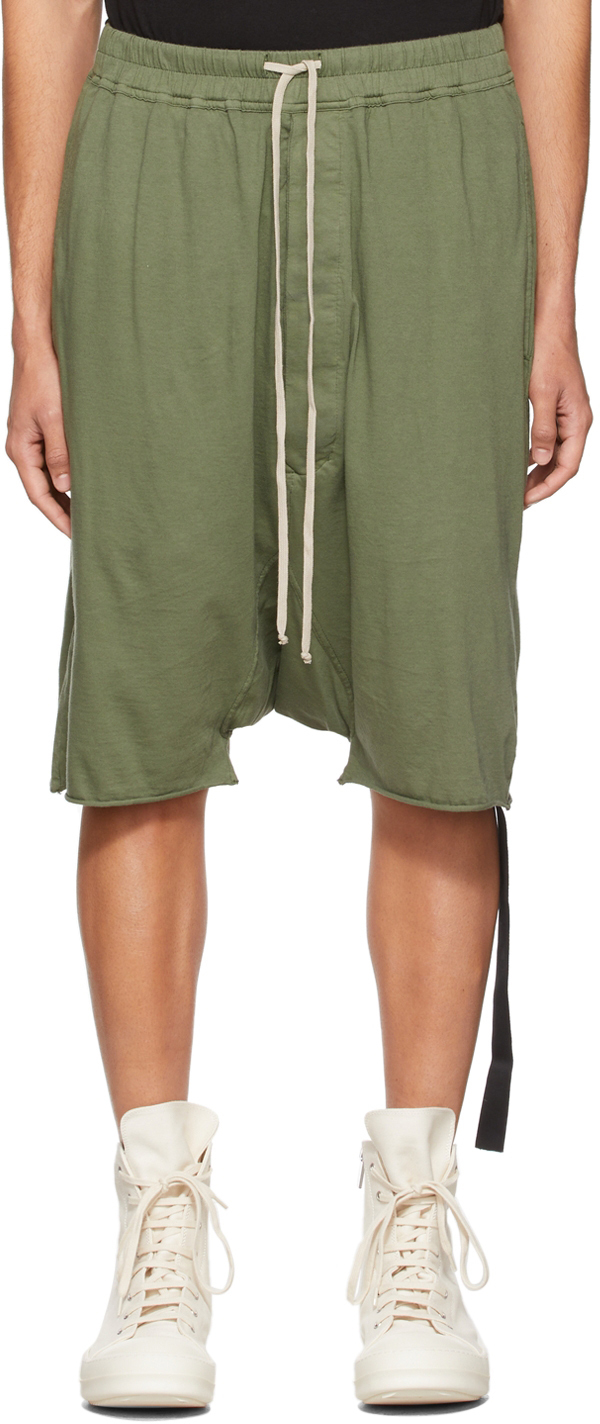 Green Drawstring Pods Shorts