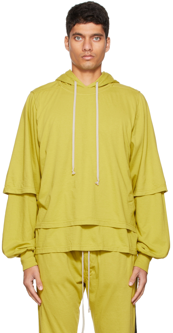 Rick Owens Drkshdw Green Organic Hustler Hoodie | Smart Closet