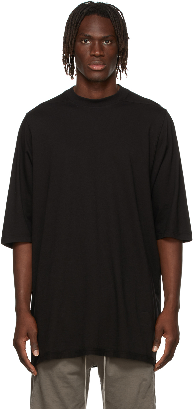 Rick Owens Drkshdw: Black Jumbo T-Shirt | SSENSE Canada