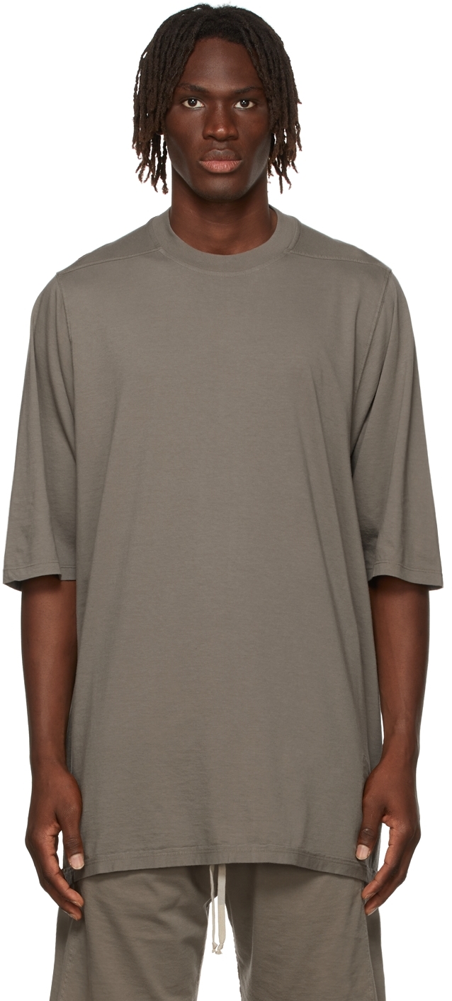 Rick Owens Drkshdw: Taupe Jumbo T-Shirt | SSENSE Canada