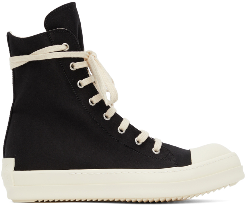 Rick Owens Drkshdw Black Doeskin High 