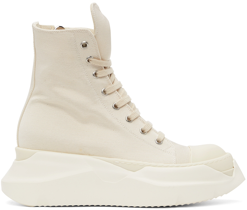Rick Owens Drkshdw Off-White Abstract Sneakers | Smart Closet