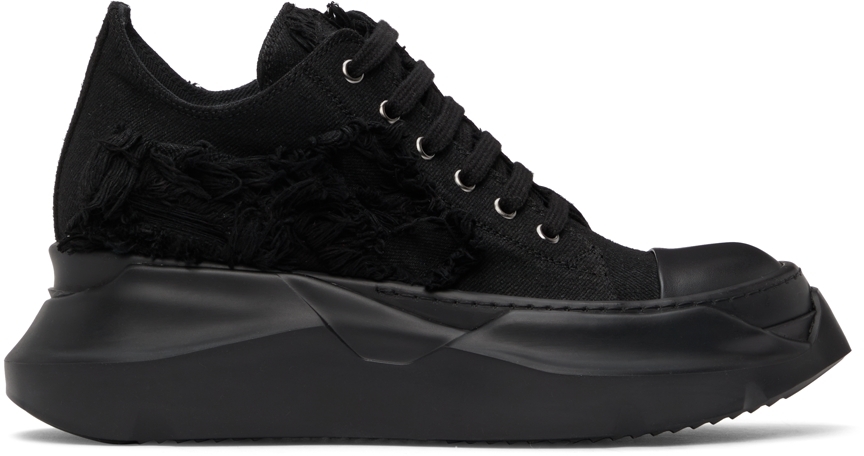 Rick Owens Drkshdw Black Abstract Sneakers | Smart Closet