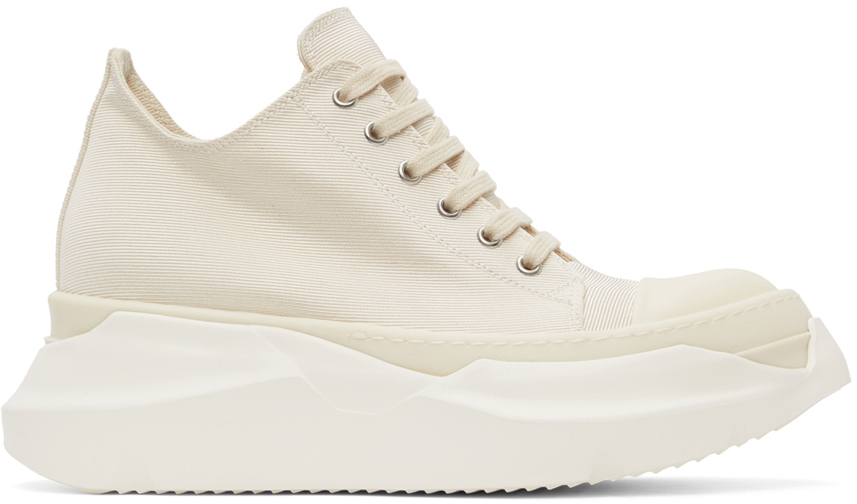 Rick Owens Drkshdw Off-White Abstract Low Sneakers | Smart Closet
