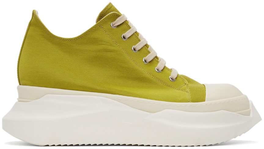 Rick Owens Drkshdw Green Abstract Low Sneakers | Smart Closet