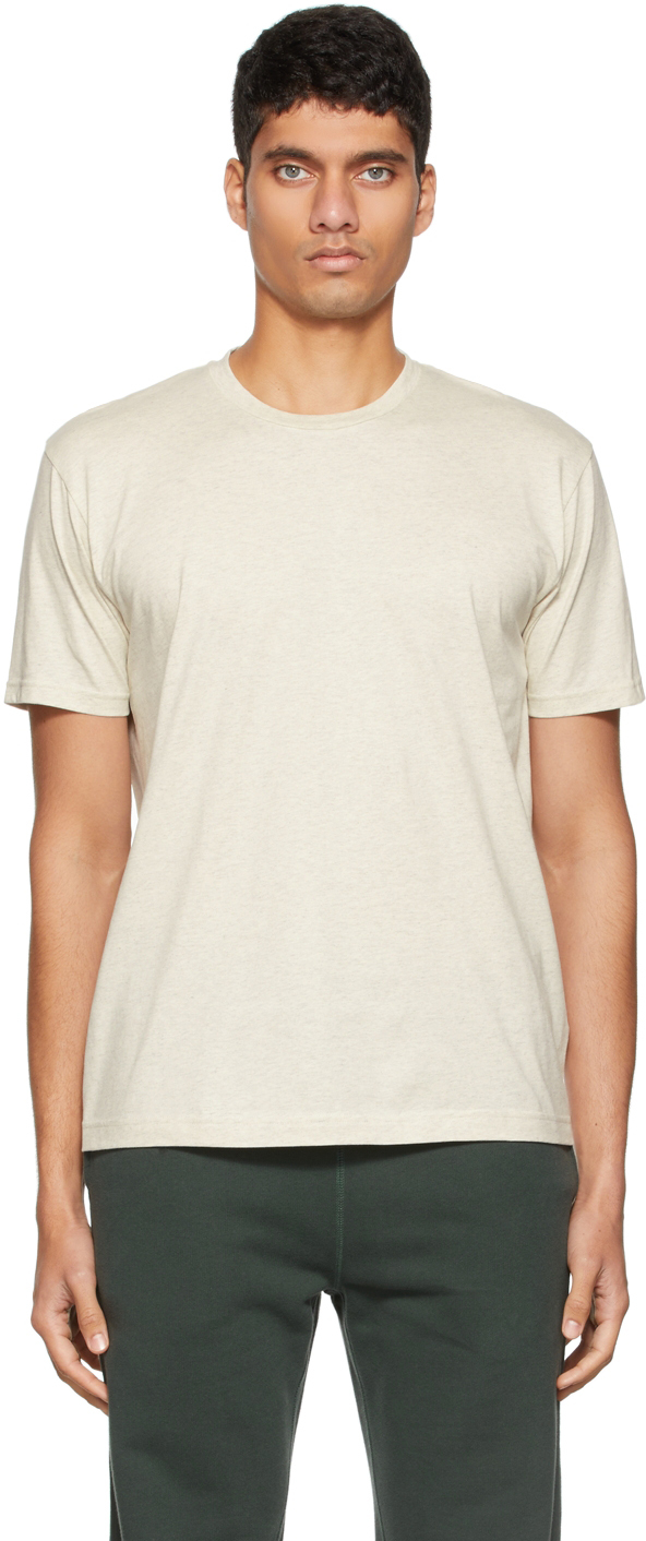 White Riviera T-Shirt by Sunspel on Sale