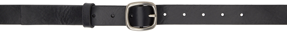 Acne Studios Black Leather Classic Belt