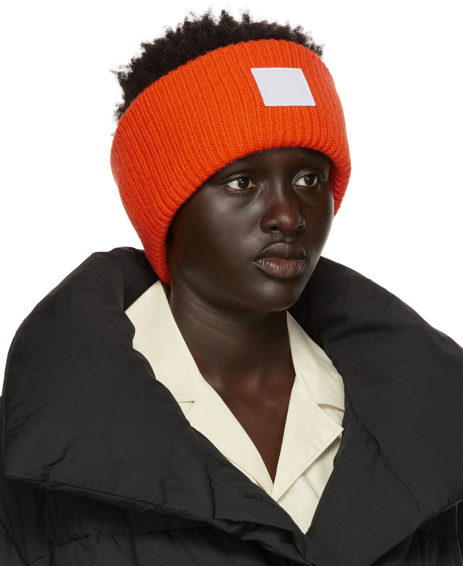 Light orange acne deals studio beanie