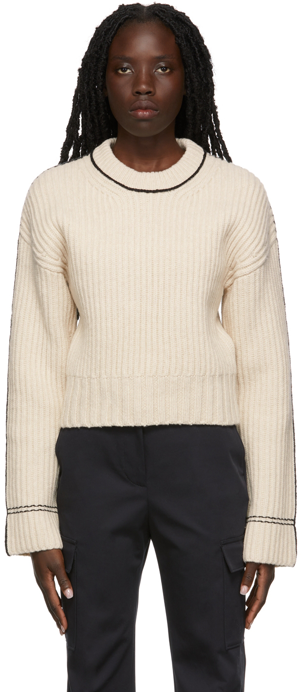 Acne Studios Off-White Lambswool Sweater