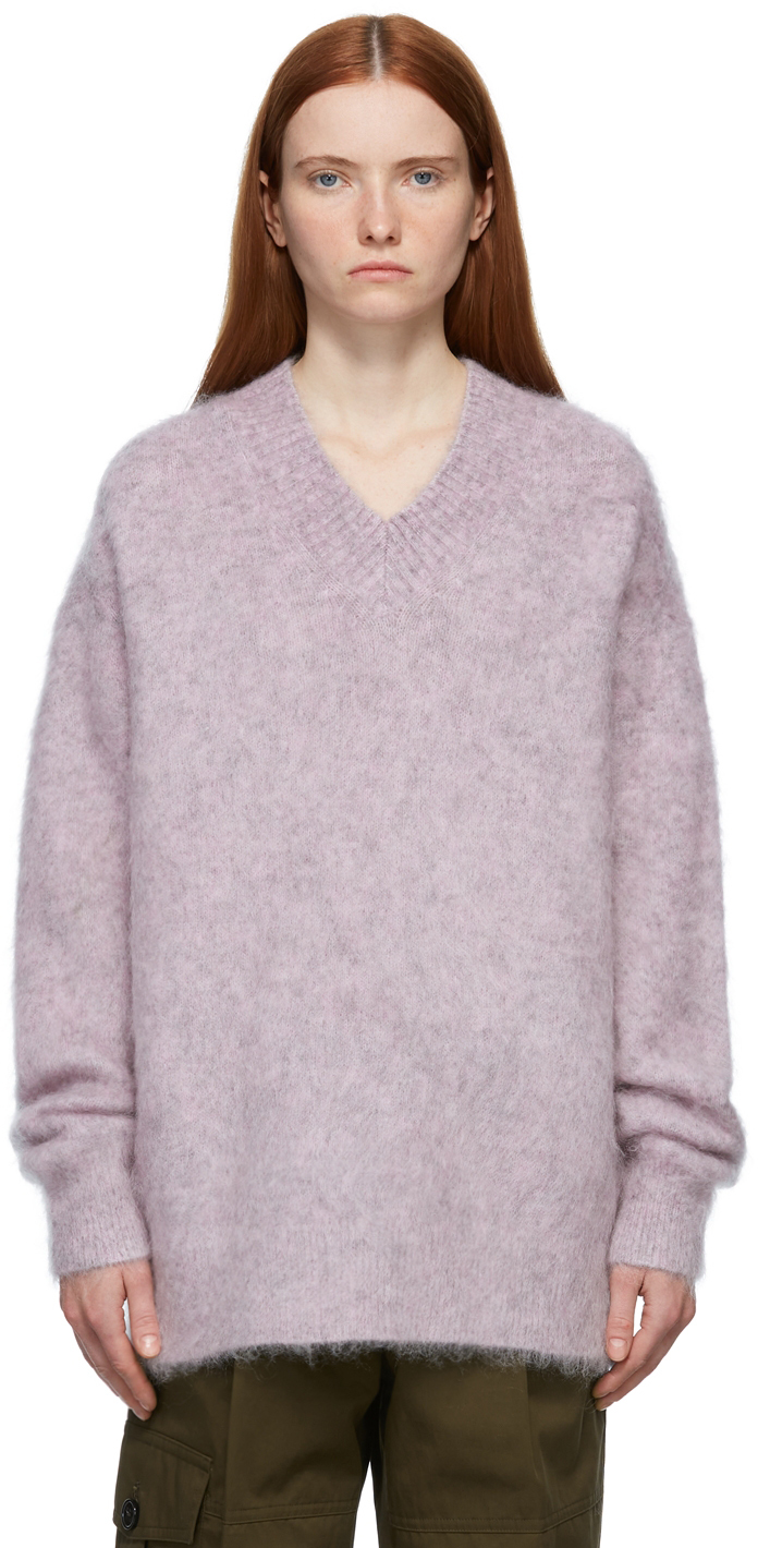 Acne Studios Pink Mohair-Blend Sweater