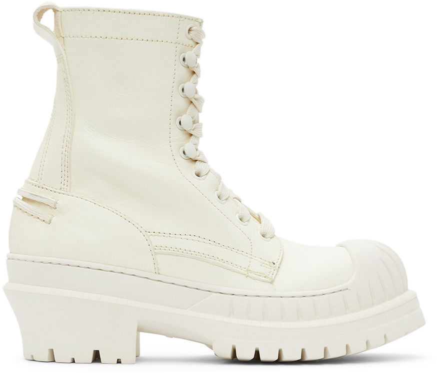 Acne Studios Off-White Bryant Ankle Boots