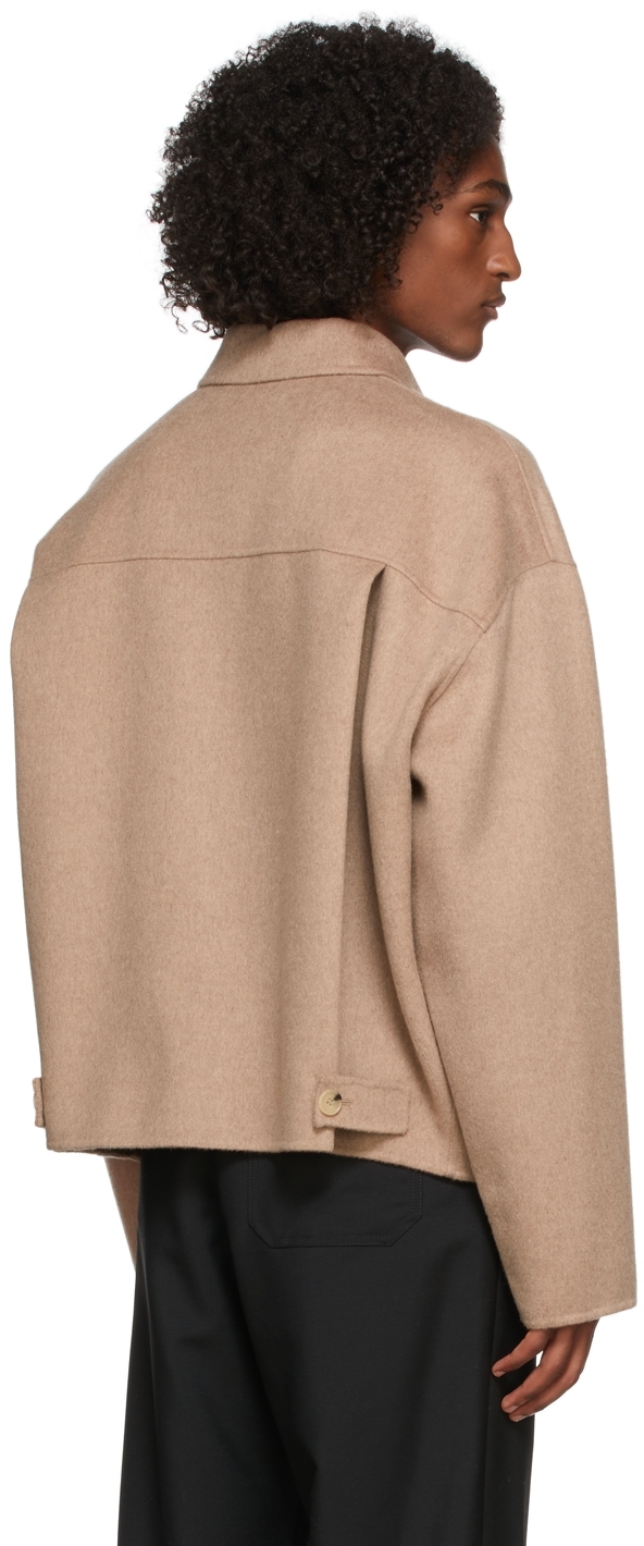 Acne Studios Beige Wool Jacket Smart Closet