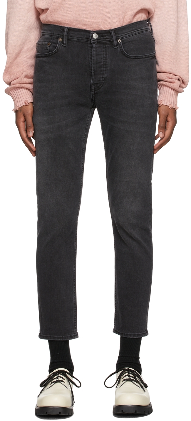 Black Tapered Jeans by Acne Studios on Sale