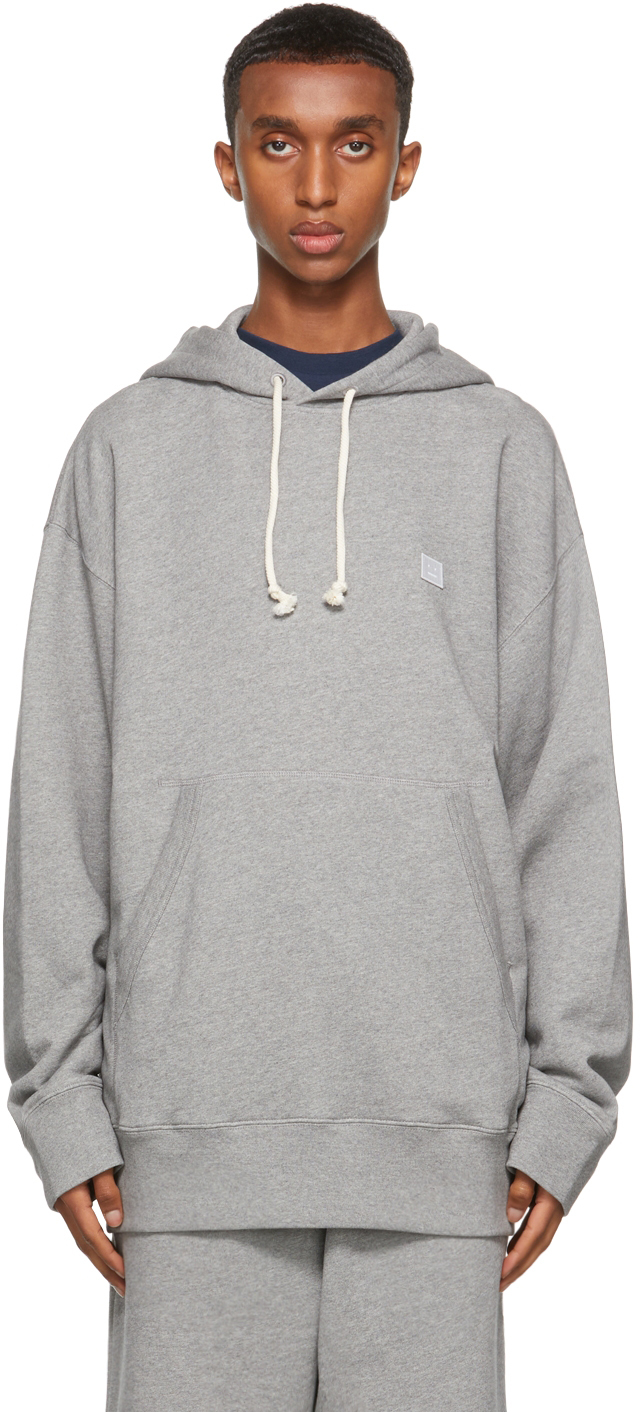 Grey French Terry Logo Hoodie