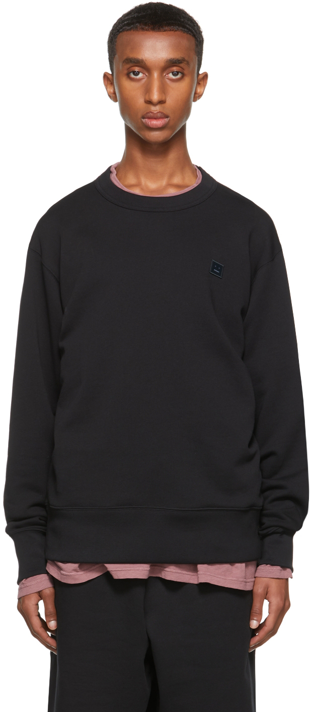 Acne fint face on sale sweatshirt