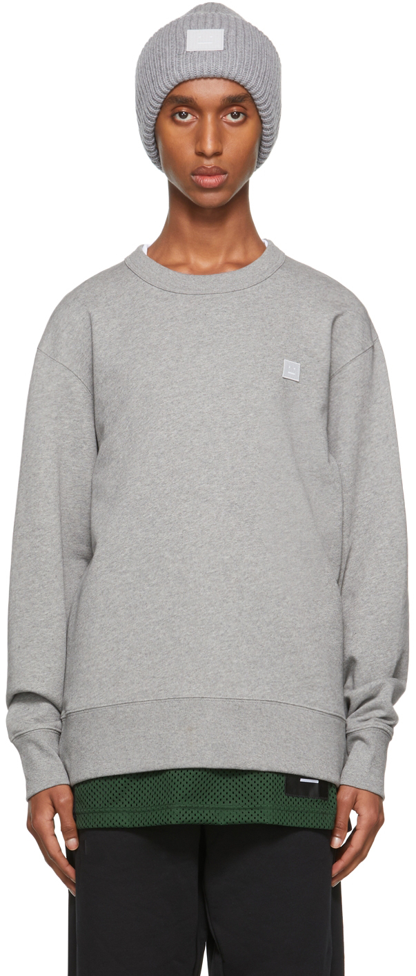 Acne Studios Grey Crewneck Sweatshirt | Smart Closet