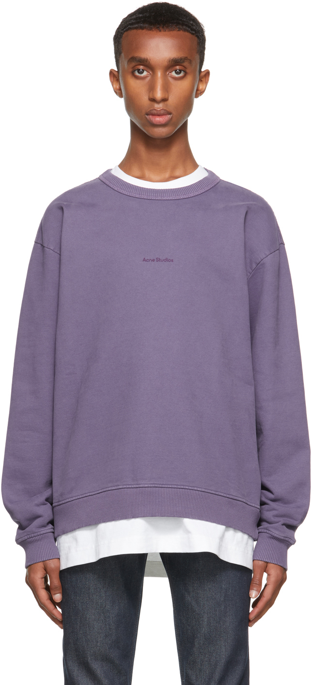 purple sweatshirt