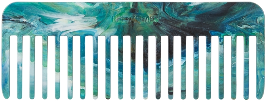 Blue & Green Large Recycled Comb