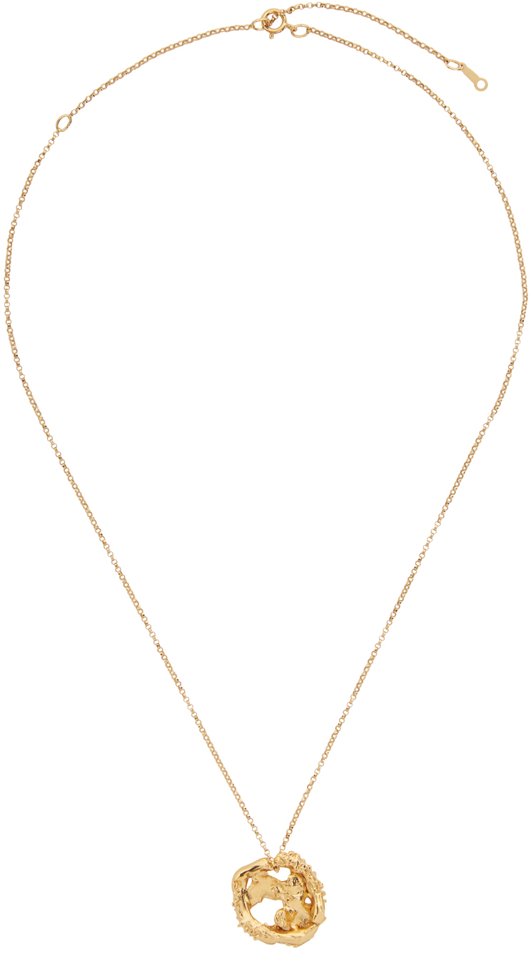 Alighieri: Gold 'The Craters We Know' Necklace | SSENSE