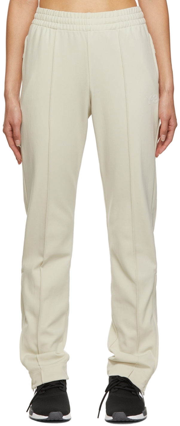 Beige Classic Slim Fitted Lounge Pants