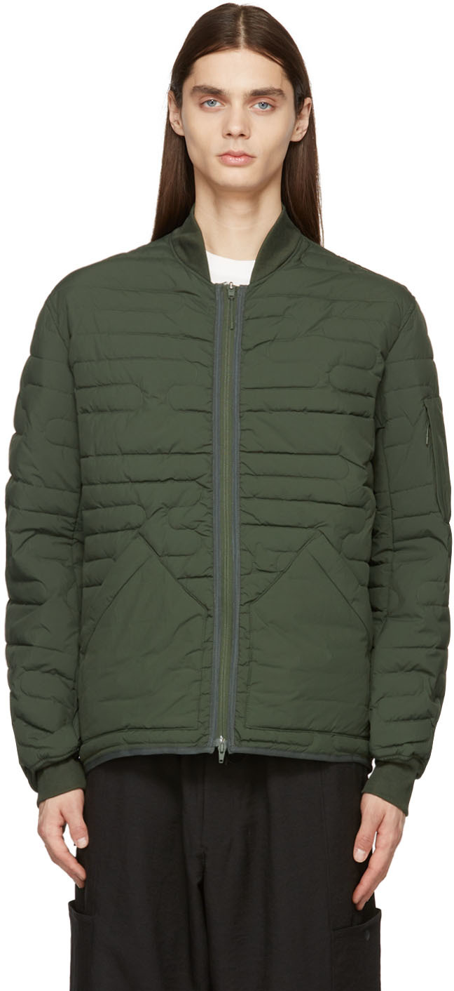 Y-3 Green Cloud Insulated Bomber Jacket