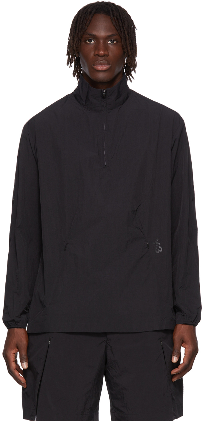 Black Light Shell Running Jacket by Y-3 on Sale