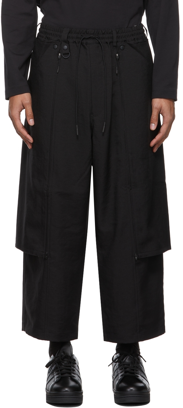 Black Sport Uniform Trousers