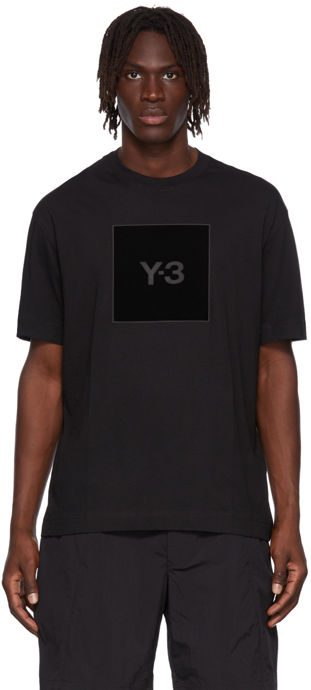 Y-3 Black Square Logo T-Shirt