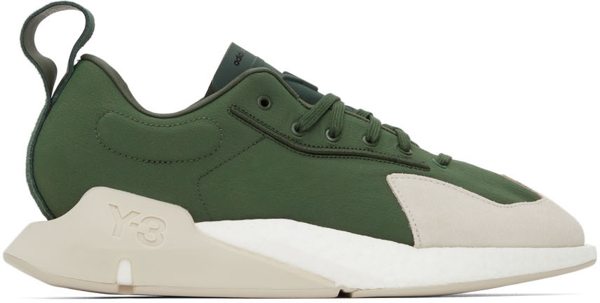 Y-3 Baskets Orisan kaki, taupe et blanc - GZ9137