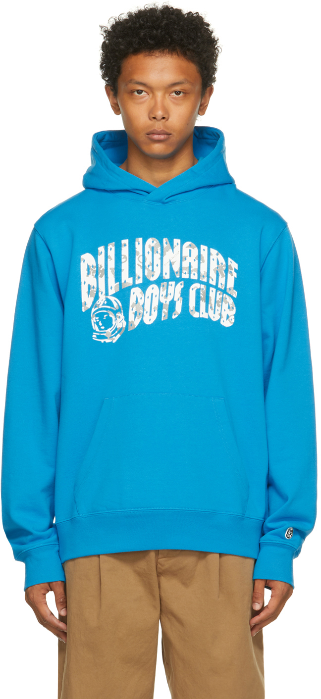 Blue Billionaire Boys Club Small Arch Logo Hoodie